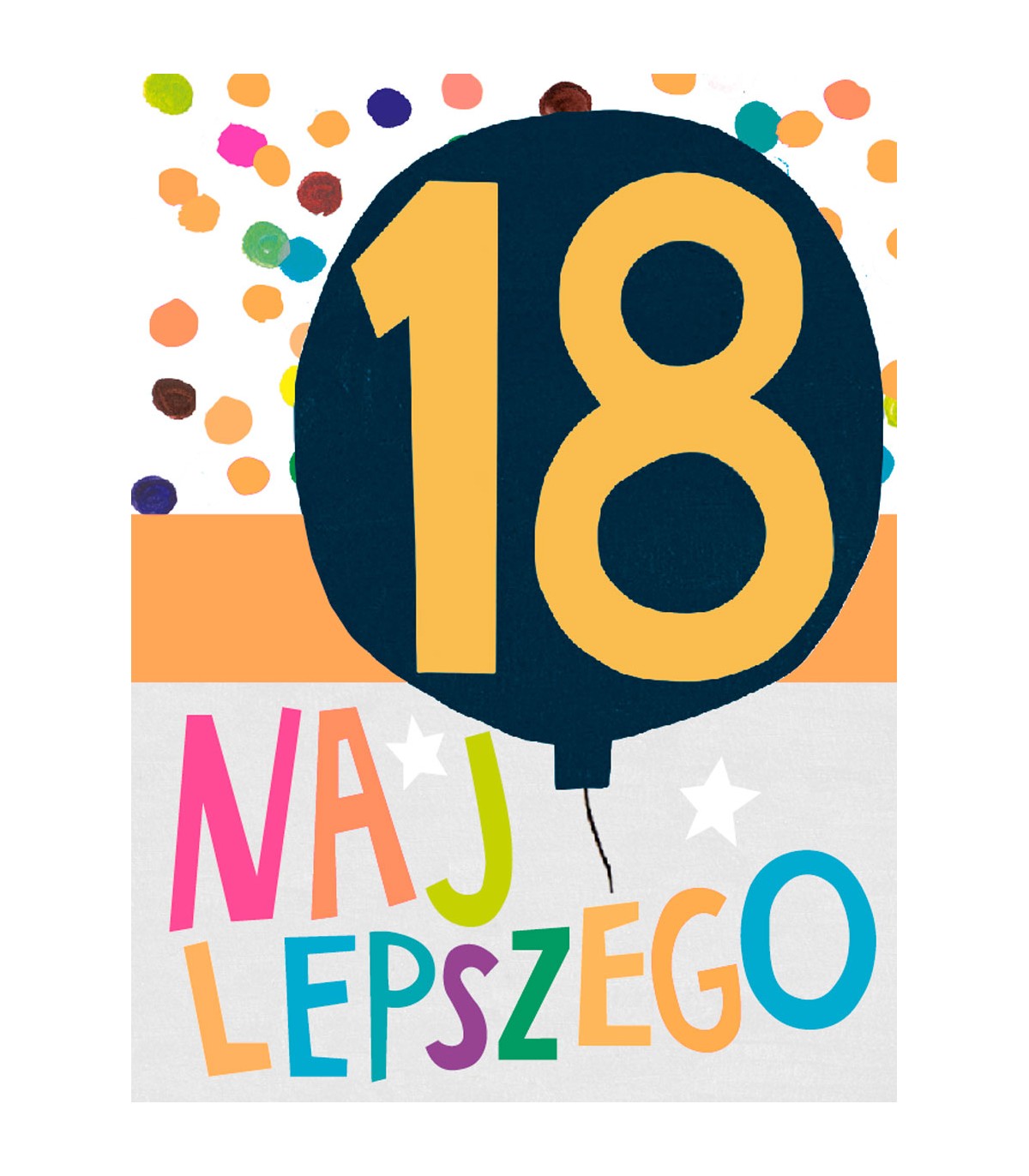 Kartka na 18 urodziny bogato zdobiona DKP76