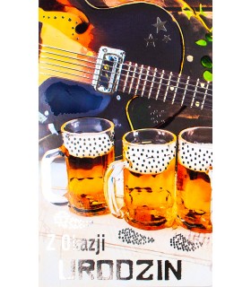 Kartka na Urodziny dla Piwosza A012B