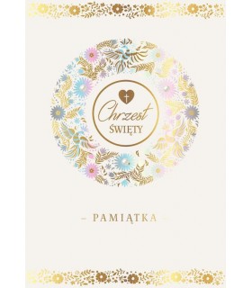 Na Chrzest Święty Album zdobiony perełkami PMBPR5