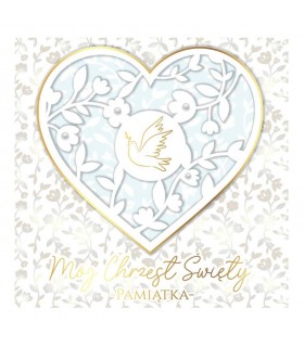 Album na Chrzest Święty dla Chłopczyka, ażurowe zdobienia PMBQ5