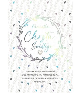 Pamiątka Chrztu Świętego Album z mottem PMBCN70
