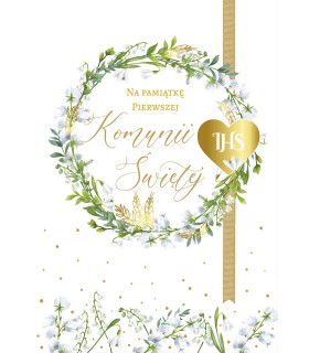 Album na Komunię pięknie zdobiony PMBCN63