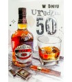 Kartka na 50 urodziny dla Mężczyzny 3D M931