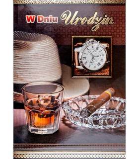 Kartka Urodzinowa dla eleganckiego Mężczyzny M927