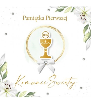 Pamiątka Komunii Kartka z życzeniami KLAS8
