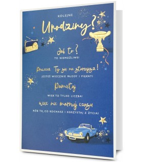 Kartka urodzinowa dla Mężczyzny, Chłopaka, Kolegi HM2977