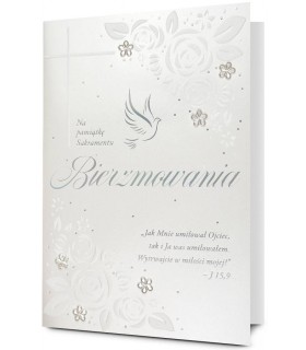 Kartka Pamiątka Bierzmowania Premium HM3078