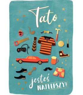 Kartka dla najlepszego Taty na Dzień Ojca PR523