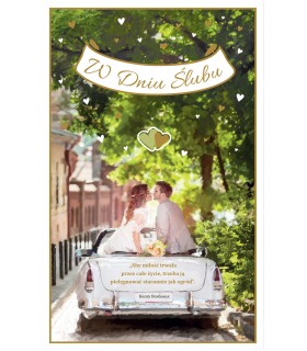Kartka ślubna dla Młodej Pary na Nową Drogę Życia SM12