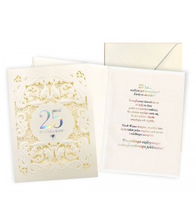 Gratulacje z okazji 25 Rocznicy Ślubu Srebrne Gody DKP86