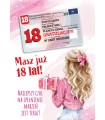 Kartka na osiemnastkę z dowodem GIFT175