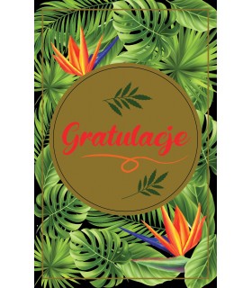 Kartka z Gratulacjami, bez życzeń U136