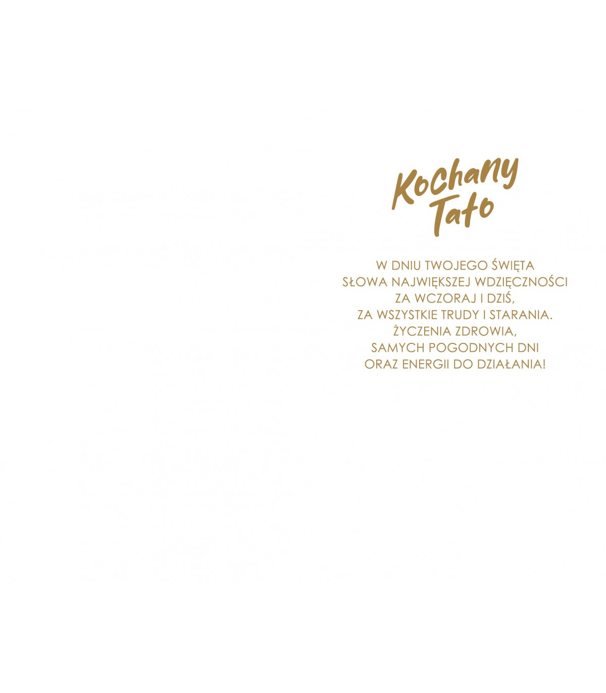 Kartka dla najlepszego Taty z życzeniami U132