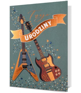 Kartka urodzinowa z życzeniami dla muzyka HM2881