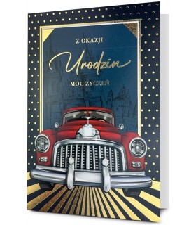 Kartka urodzinowa dla Faceta pięknie zdobiona KStar119