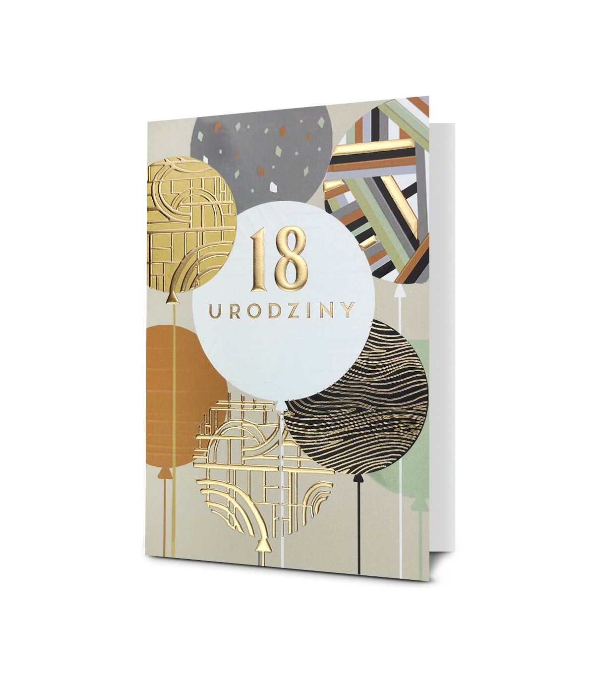 Kartka na 18 urodziny pięknie zdobiona HM3192