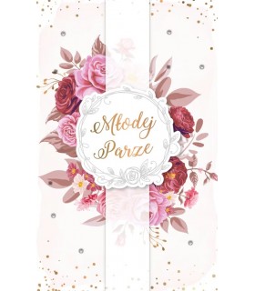 Kartka na ślub z życzeniami dla Młodej Pary Lux130