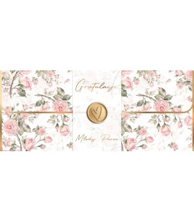 Kartki ślubne z życzeniami eleganckie KPAS217