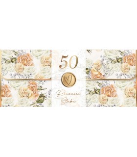 Kartka na 50 Rocznicę Ślubu Złote Gody  KPAS233
