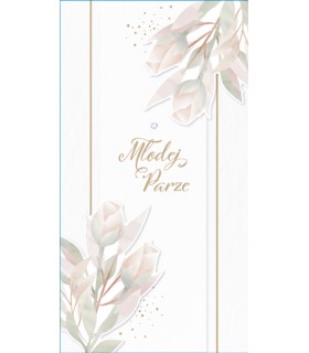 Kartka ślubna z życzeniami dla Młodej Pary PM361