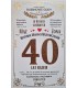 Kartka na 40 Rocznicę Ślubu Rubinowe Gody 5K26