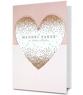 Kartka na ślub z życzeniami dla Nowożeńców HM3180