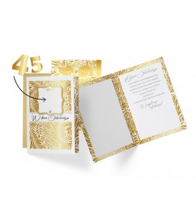 Kartka z okazji Jubileuszu -ustaw cyfrę jubileuszu DK809