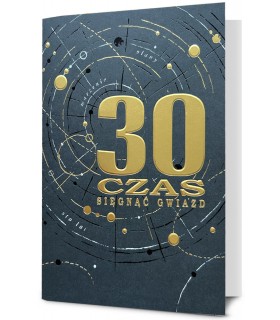 Kartka z okazji 30 urodziny z super życzeniami HM2985