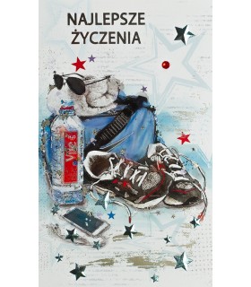 Kartka z życzeniami dla Nastolatka, Sportowca A6058B