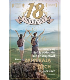 Kartka z okazji 18 urodzin z extra życzeniami  U33N