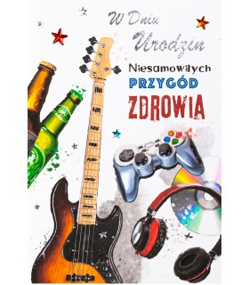 Kartka na Urodziny z życzeniami Młodzieżowa  M1010