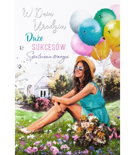 Kartka Urodzinowa dla Dziewczyny Nastolatki M1004