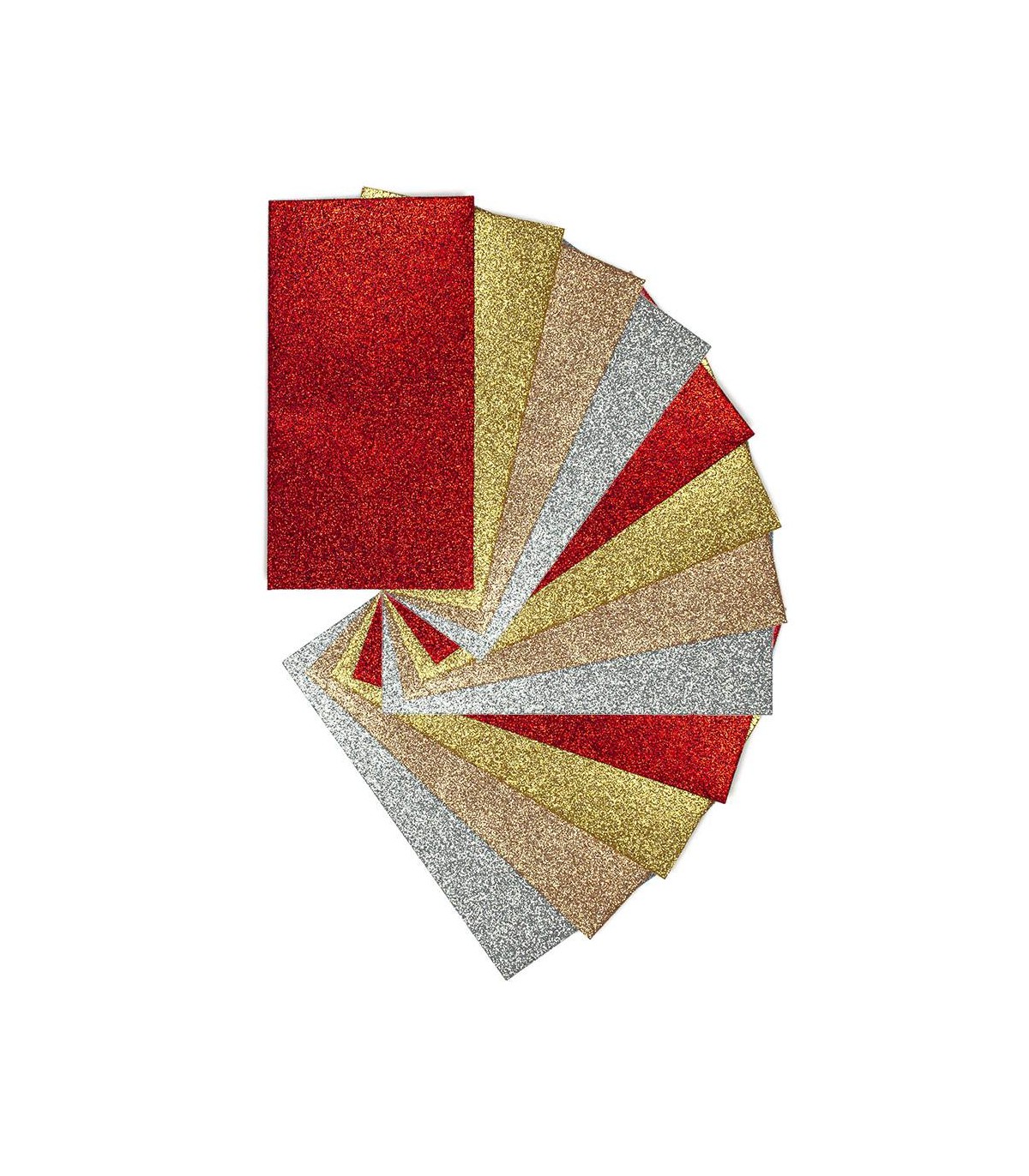 Koperty Podarunkowe Brokatowe zestaw 12 szt. 90 x 170 mm KPMIX