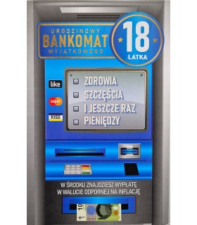 Kartka na osiemnastkę dla chłopaka z Kasą, zabawna JCX197