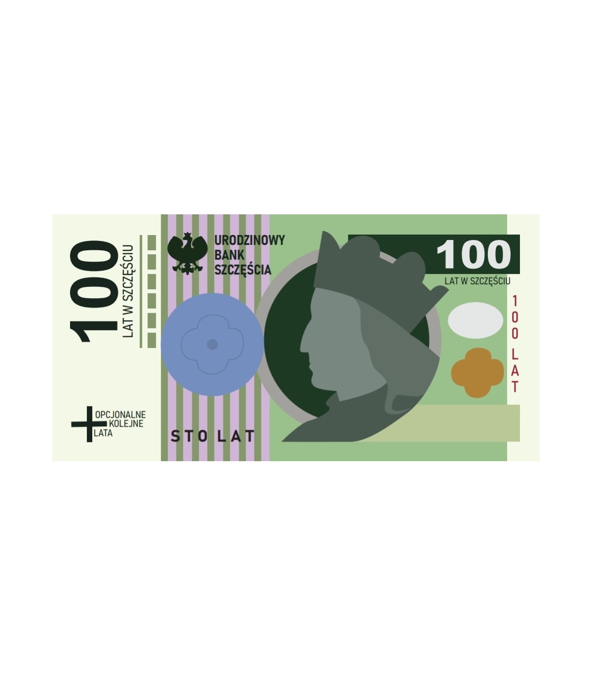 Kartka na 18 urodziny dla Dziewczyny z Banknotem,   JCX196
