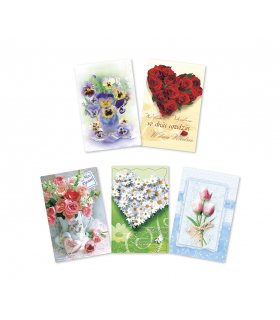 Karneciki do prezentów 5 sztuk zestaw 06K