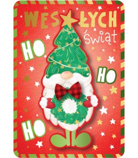Kartka świąteczna zabawna, wesoła DK1188