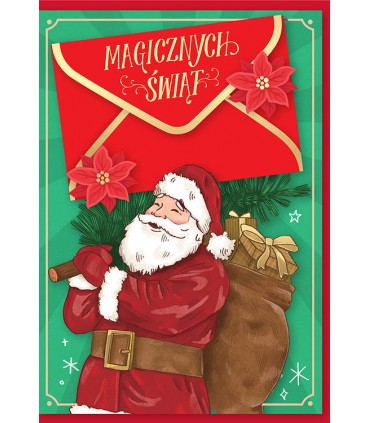 Prezent Mikołajkowy Kartka z kopertką DK1212