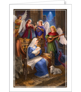 Kartki świąteczne z opłatkiem, z życzeniami BR-T 32