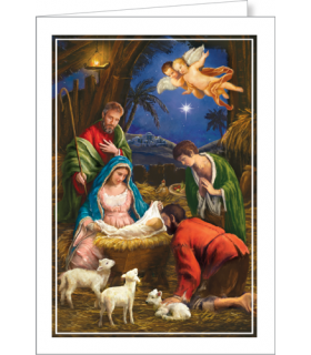 Kartki Religijne na Święta, bez życzeń z opłatkiem BR-BT 31