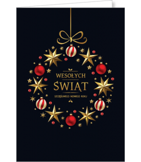 Kartka świąteczna z życzeniami Fundacyjna GD-T 146