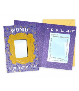 Kartka urodzinowa z lusterkiem, z żartem DK1217