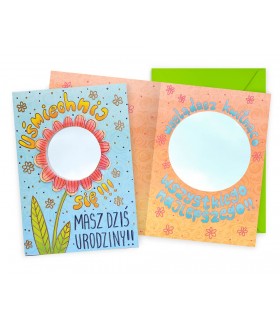 Kartka na Urodziny z lusterkiem, z humorem DK1222