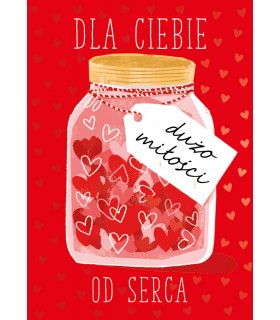 Kartka pełna Miłości, Słodka PR576