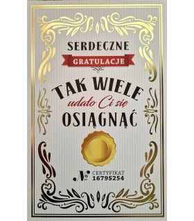 Kartka z Gratulacjami, Gratuluję Sukcesu 2K155