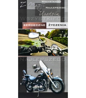 Kartka na urodziny z życzeniami dla Mężczyzny PDL16