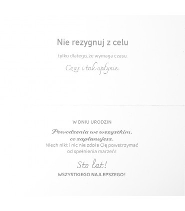 Kartka na Urodziny dla eleganckiego Mężczyzny PDL20
