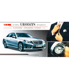 Kartka na Urodziny dla eleganckiego Mężczyzny PDL20