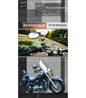 Kartka na imieniny dla Motocyklisty PDL24
