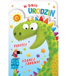 Kartka urodzinowa Dziecięca Harmonijka z kolorowanką GG2